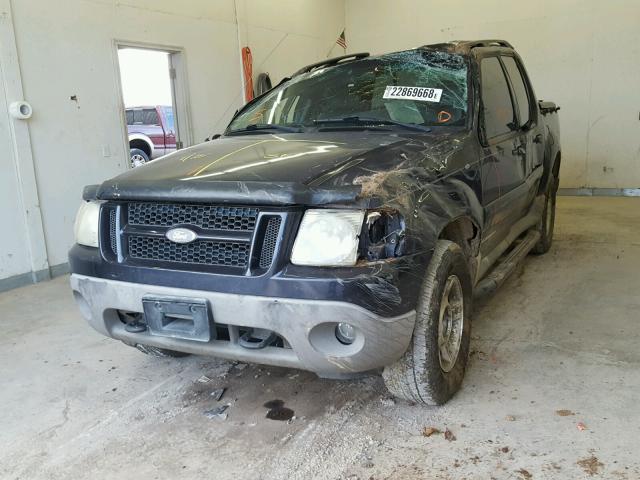 1FMZU77E72UC19034 - 2002 FORD EXPLORER S BLUE photo 2