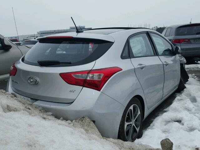 KMHD35LH4GU289387 - 2016 HYUNDAI ELANTRA GT SILVER photo 4