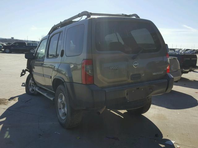 5N1ED28T72C563094 - 2002 NISSAN XTERRA XE TAN photo 3