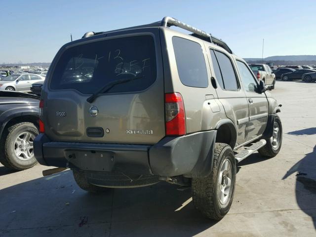 5N1ED28T72C563094 - 2002 NISSAN XTERRA XE TAN photo 4