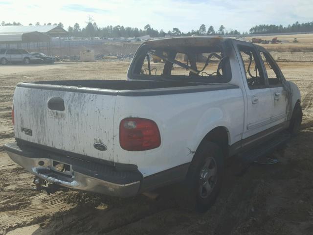 1FTRW07W31KF50525 - 2001 FORD F150 SUPER WHITE photo 4