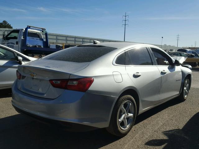 1G1ZB5ST0HF141223 - 2017 CHEVROLET MALIBU LS SILVER photo 4