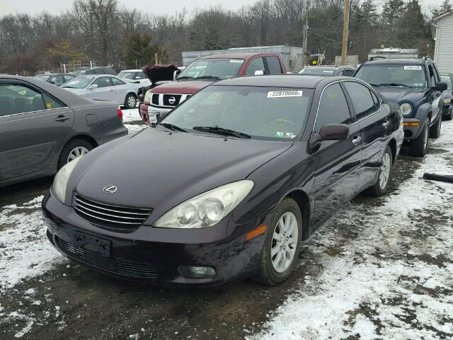 JTHBF30G130111715 - 2003 LEXUS ES 300 BURGUNDY photo 2