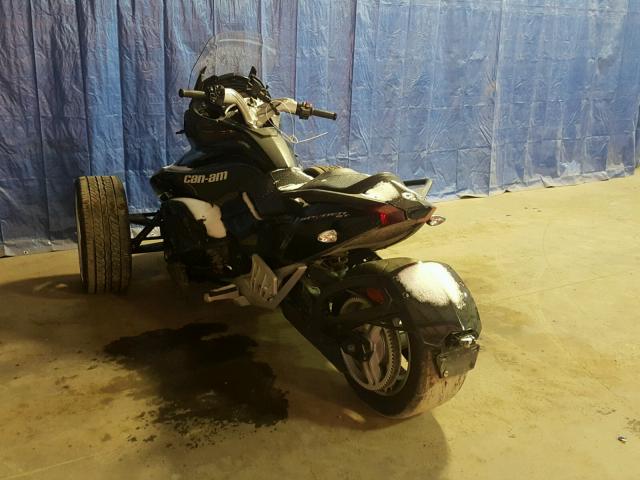 2BXNCBC12EV001247 - 2014 CAN-AM SPYDER ROA BLACK photo 3