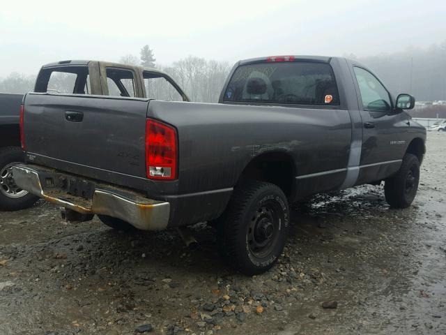 3D7KU26D23G785582 - 2003 DODGE RAM 2500 S GRAY photo 4