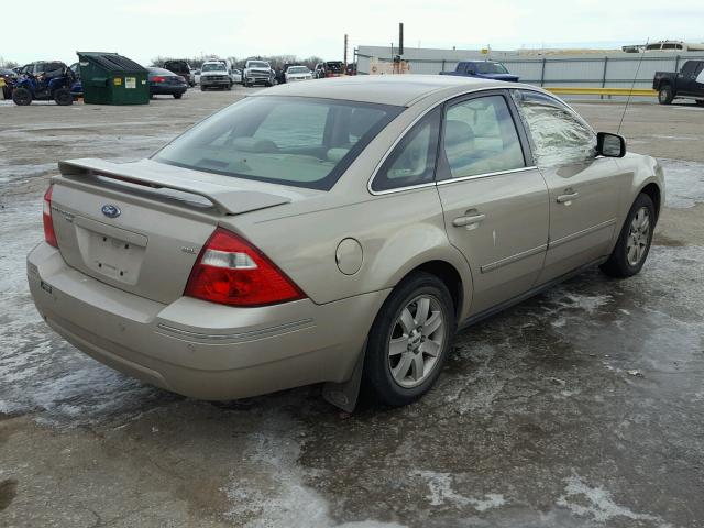 1FAHP27105G190427 - 2005 FORD FIVE HUNDR BEIGE photo 4