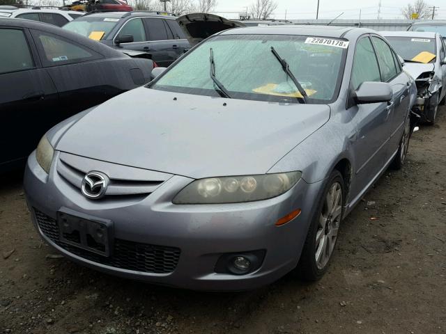 1YVHP84D465M63310 - 2006 MAZDA 6 S GRAY photo 2