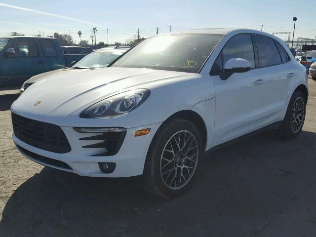 WP1AB2A56HLB17482 - 2017 PORSCHE MACAN S WHITE photo 2