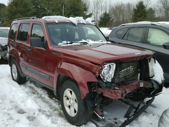 1J8GN28K39W531813 - 2009 JEEP LIBERTY SP RED photo 1