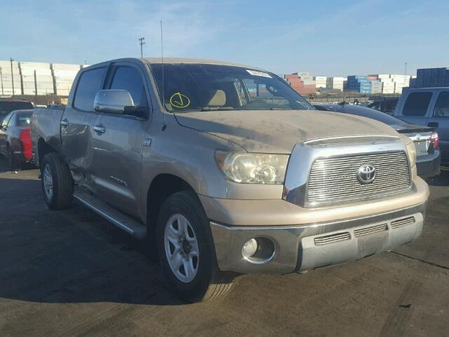 5TBET541X8S458532 - 2008 TOYOTA TUNDRA CRE BROWN photo 1