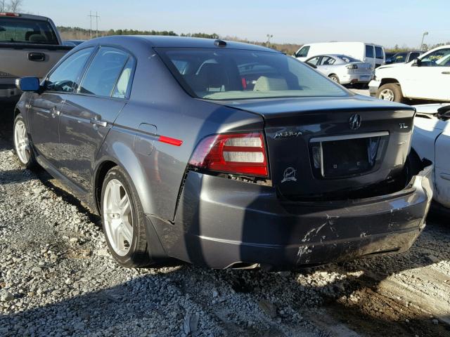 19UUA66238A025721 - 2008 ACURA TL GRAY photo 3