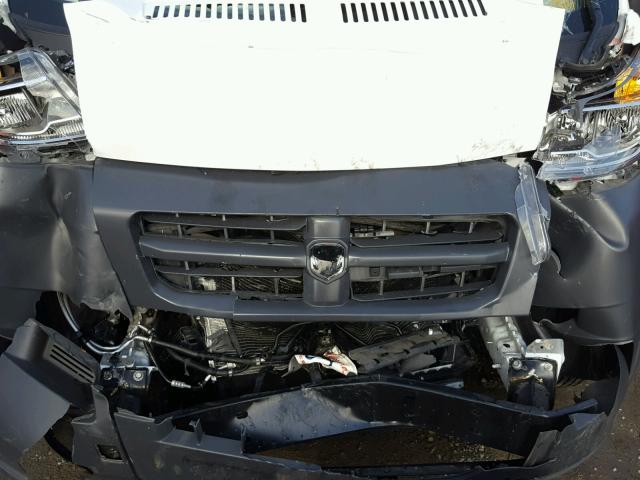 3C6TRVAG7HE515843 - 2017 RAM PROMASTER WHITE photo 7