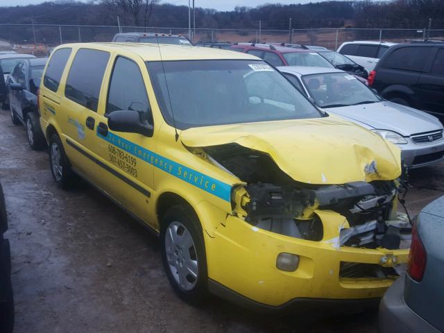 1GNDV23WX7D168639 - 2007 CHEVROLET UPLANDER L YELLOW photo 1