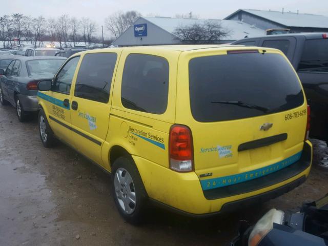 1GNDV23WX7D168639 - 2007 CHEVROLET UPLANDER L 黄色 照片 3