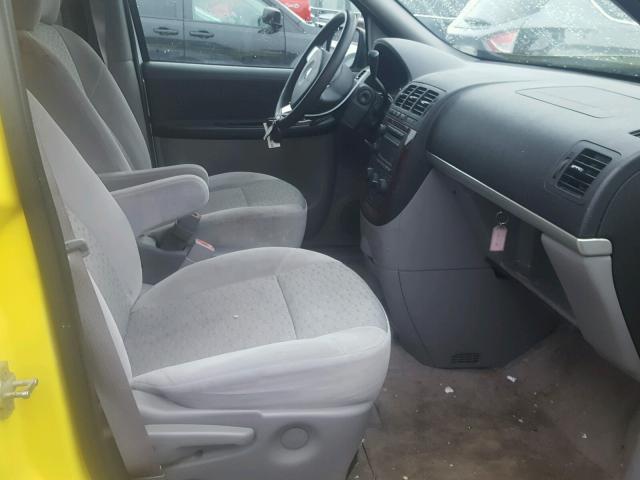 1GNDV23WX7D168639 - 2007 CHEVROLET UPLANDER L 黄色 照片 5