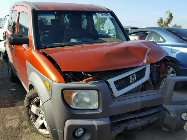 5J6YH17563L008037 - 2003 HONDA ELEMENT EX ORANGE photo 1