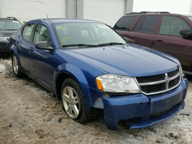 1B3LC56D59N502581 - 2009 DODGE AVENGER SX BLUE photo 1