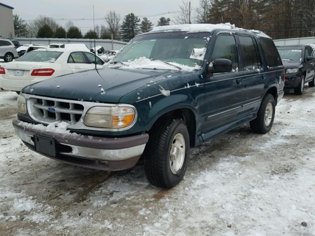 1FMDU34X4TUB73530 - 1996 FORD EXPLORER GREEN photo 2