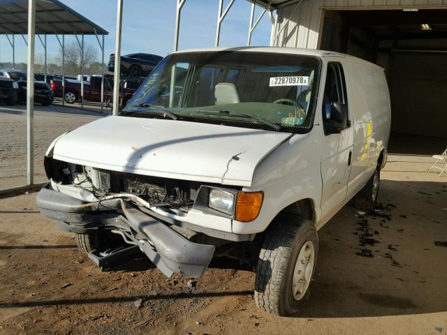 1FTNE24W67DA78061 - 2007 FORD ECONOLINE WHITE photo 2