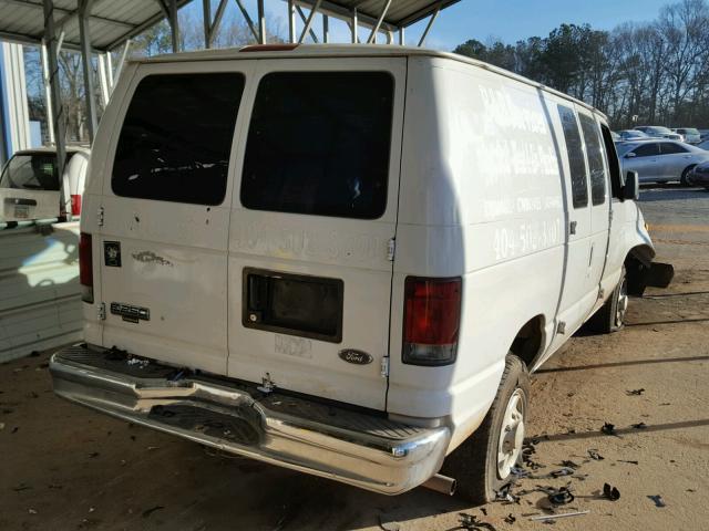 1FTNE24W67DA78061 - 2007 FORD ECONOLINE WHITE photo 4