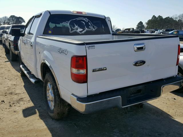 1FTPW14V26FB18856 - 2006 FORD F150 SUPER WHITE photo 3