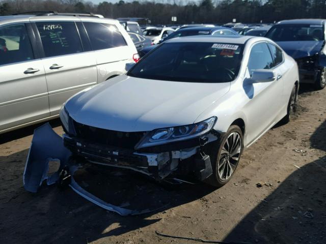 1HGCT1B57GA005785 - 2016 HONDA ACCORD EX WHITE photo 2