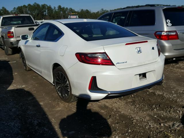 1HGCT1B57GA005785 - 2016 HONDA ACCORD EX WHITE photo 3