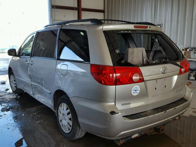 5TDZK23C99S283690 - 2009 TOYOTA SIENNA CE CREAM photo 3