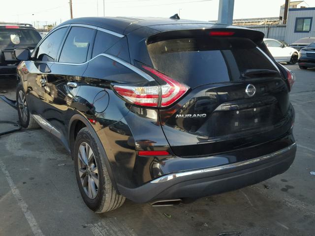 5N1AZ2MG1GN110271 - 2016 NISSAN MURANO S BLACK photo 3