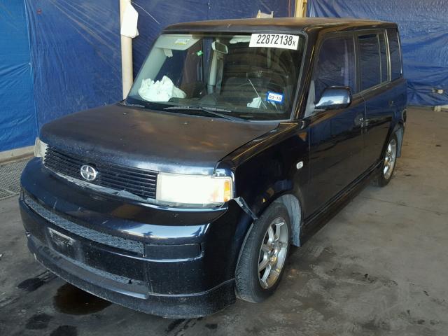 JTLKT324850176050 - 2005 TOYOTA SCION XB BLUE photo 2