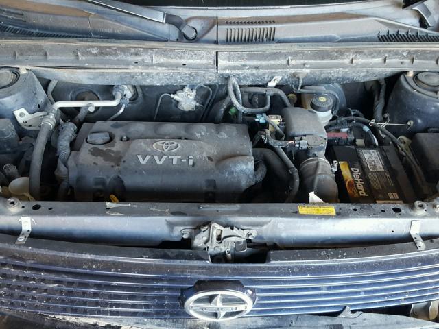 JTLKT324850176050 - 2005 TOYOTA SCION XB BLUE photo 7