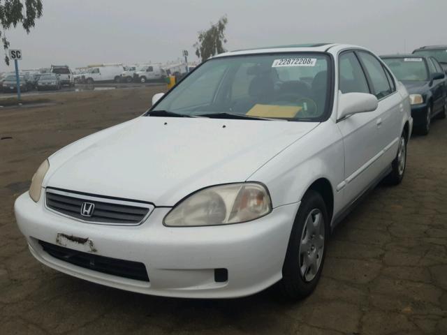 1HGEJ8549XL026202 - 1999 HONDA CIVIC EX WHITE photo 2