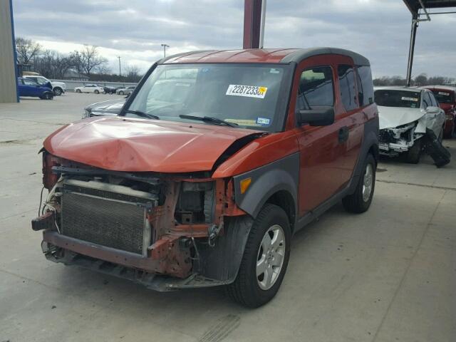 5J6YH17504L014997 - 2004 HONDA ELEMENT EX RED photo 2