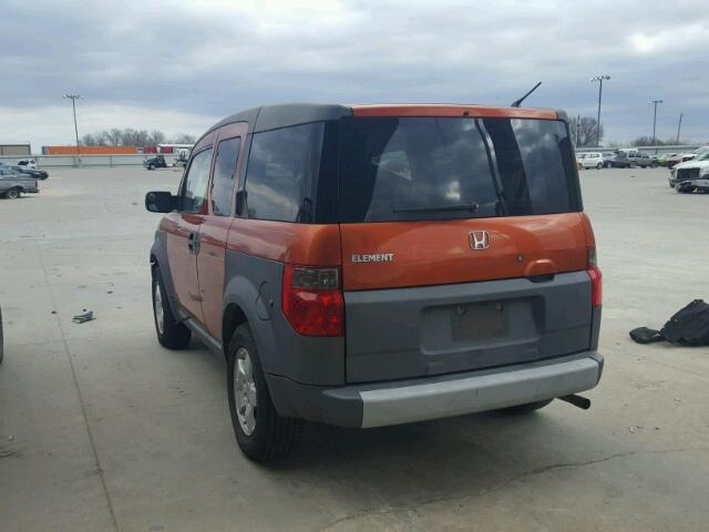 5J6YH17504L014997 - 2004 HONDA ELEMENT EX RED photo 3