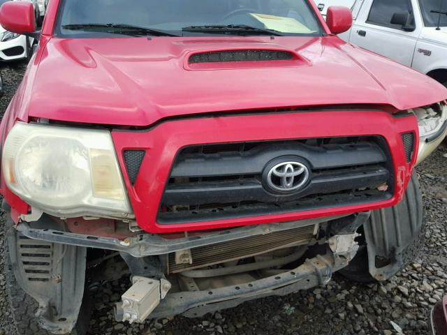 5TELU42N16Z187761 - 2006 TOYOTA TACOMA DOU RED photo 7