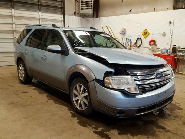 1FMDK05W88GA01761 - 2008 FORD TAURUS X S BLUE photo 1