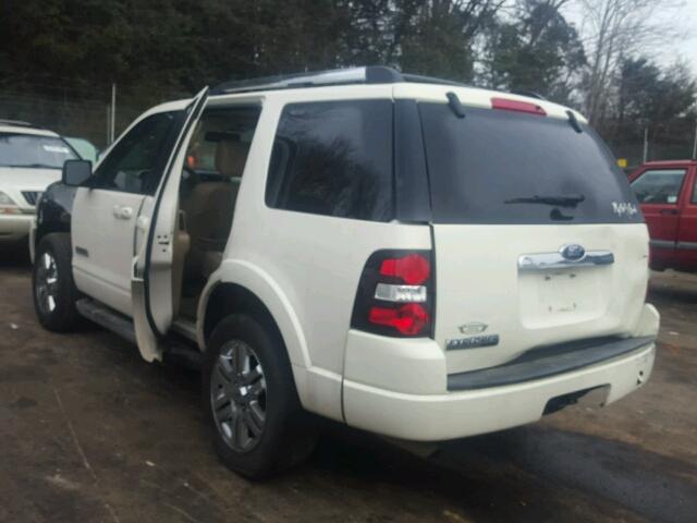 1FMEU65EX8UA33122 - 2008 FORD EXPLORER L WHITE photo 3