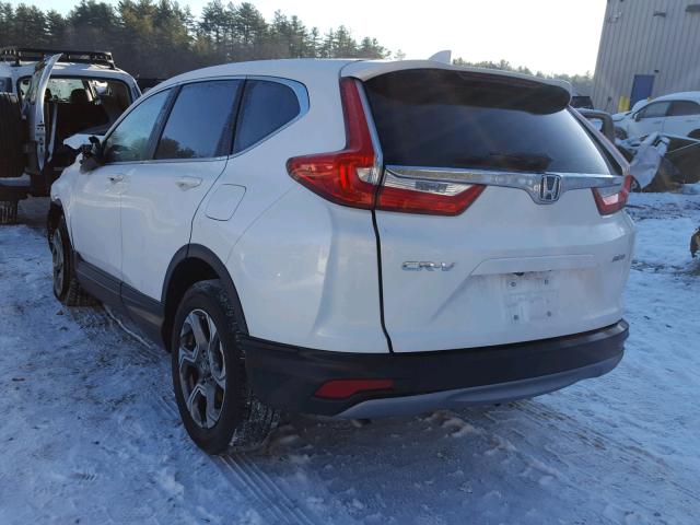 5J6RW2H80HL021754 - 2017 HONDA CR-V EXL WHITE photo 3