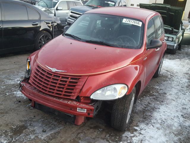 3C4FY48B45T543782 - 2005 CHRYSLER PT CRUISER RED photo 2