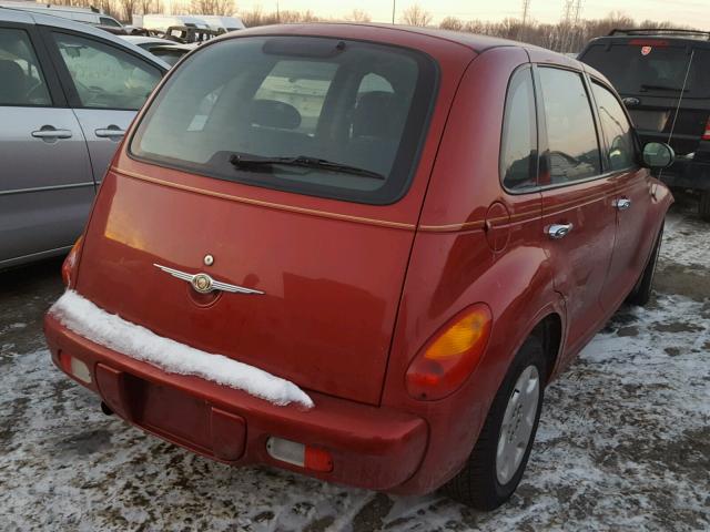 3C4FY48B45T543782 - 2005 CHRYSLER PT CRUISER RED photo 4