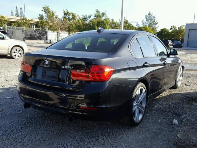 WBA3A9G59CNN67568 - 2012 BMW 335 I BLACK photo 4