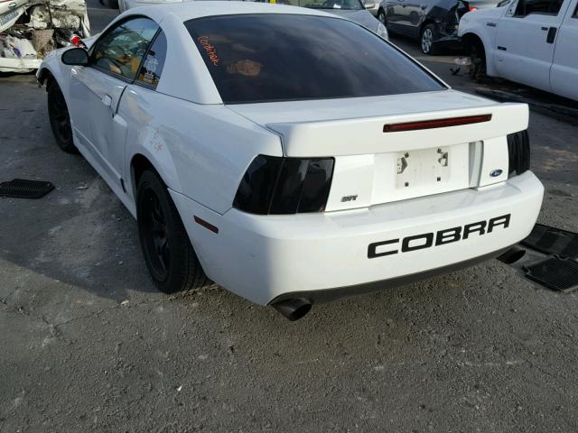 1FAFP48YX3F302569 - 2003 FORD MUSTANG CO WHITE photo 3