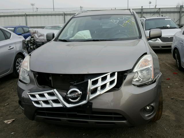 JN8AS5MV4CW403549 - 2012 NISSAN ROGUE S GRAY photo 9