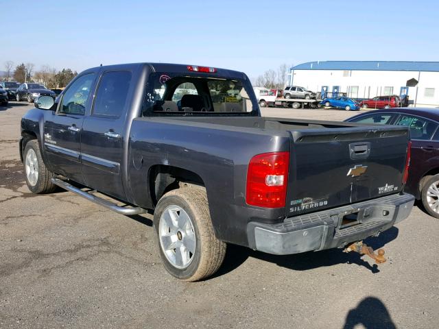 3GCPCSE00BG136542 - 2011 CHEVROLET SILVERADO CHARCOAL photo 3