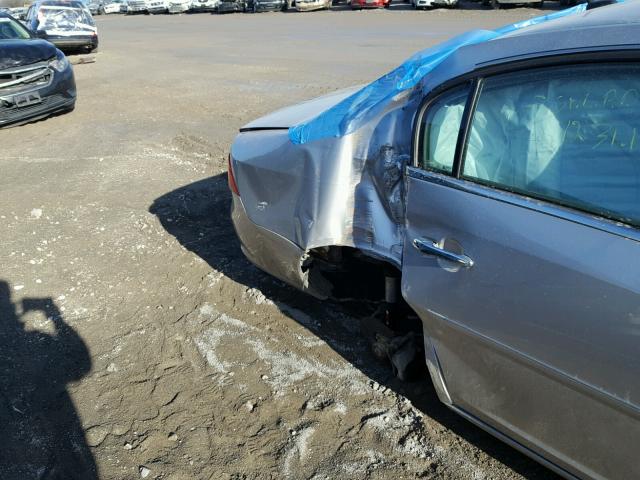 1G4HE57448G156961 - 2008 BUICK LUCERNE CX SILVER photo 10