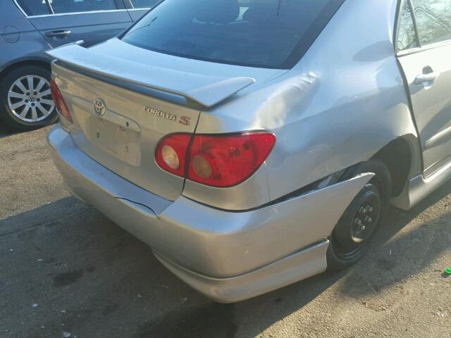 2T1BR32E07C796533 - 2007 TOYOTA COROLLA CE SILVER photo 9