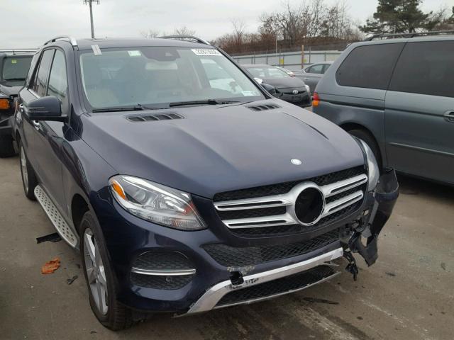 4JGDA5HB6GA735664 - 2016 MERCEDES-BENZ GLE 350 4M BLUE photo 1