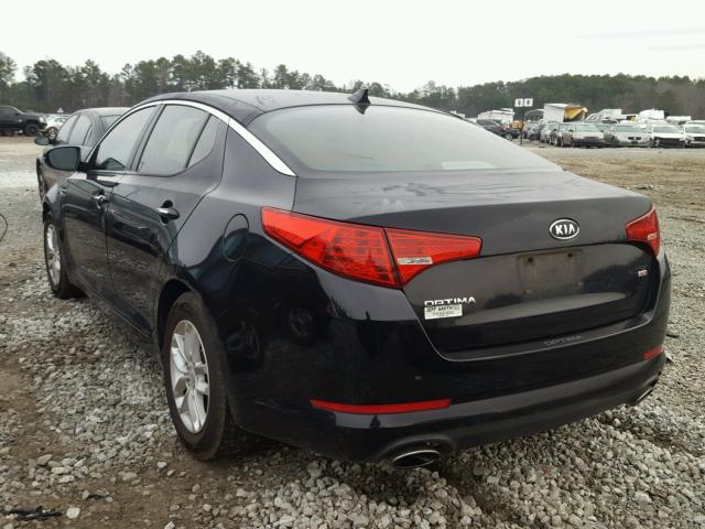 KNAGM4A74C5276921 - 2012 KIA OPTIMA LX BLACK photo 3