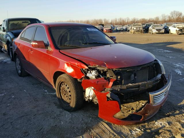 KNAGE228095351423 - 2009 KIA OPTIMA LX RED photo 1