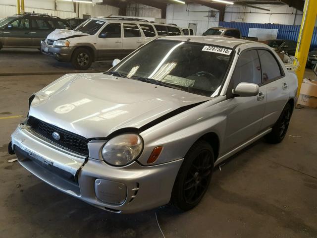 JF1GD67552G501523 - 2002 SUBARU IMPREZA RS SILVER photo 2